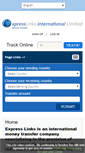 Mobile Screenshot of expresslinksintl.com
